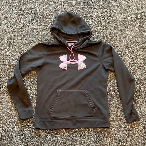 Under Armour womens large brown camo sweatshirt - Picture 1 of 3
